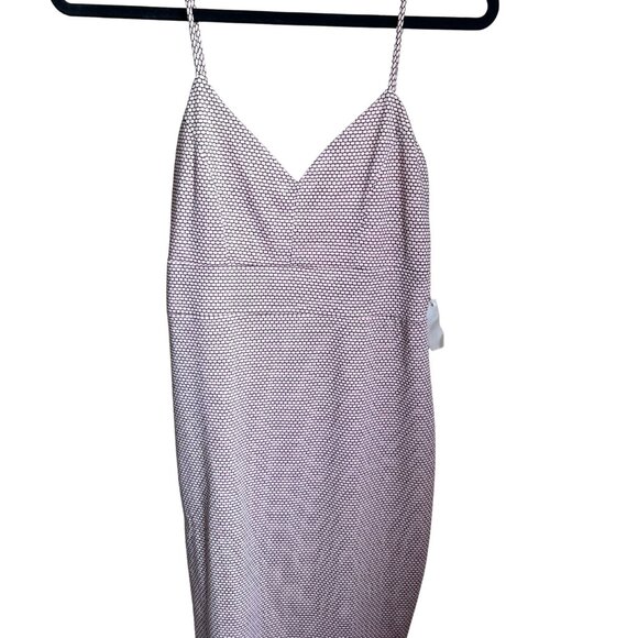 Pink Checkered Papaya Body-Con Dress (M) - Picture 4 of 6